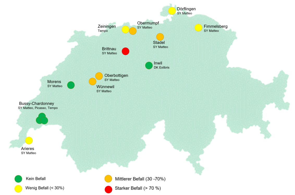 TuVY Karte Schweiz 2023