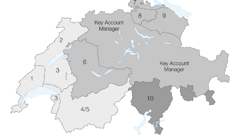 Verkaufsgebiet CH