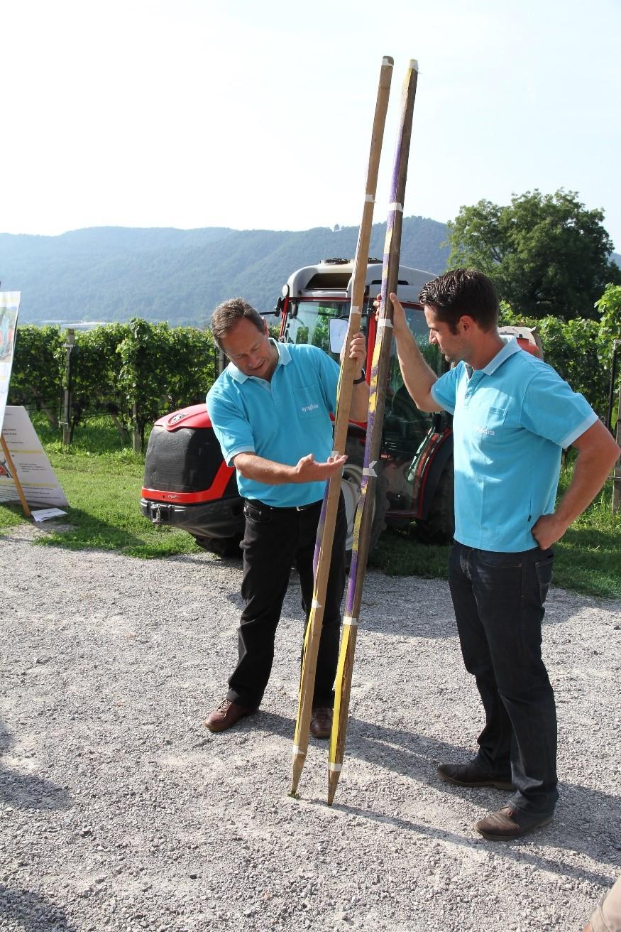 Regulierung der Spritze - Versuch