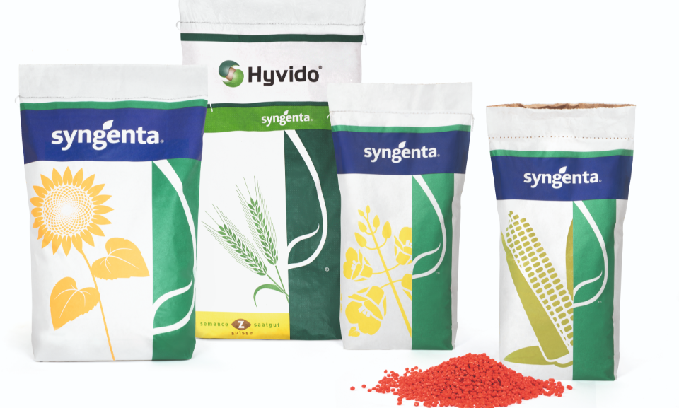 Syngenta Saatgut Packungen